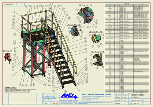 Steel Access Platform